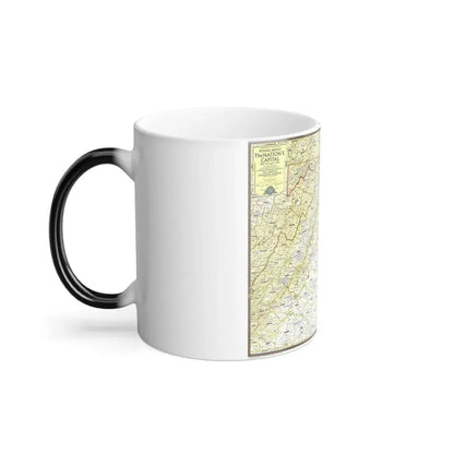 USA - Round About the Nation's Capital (1956) (Map) Color Changing Mug 11oz - Go Mug Yourself