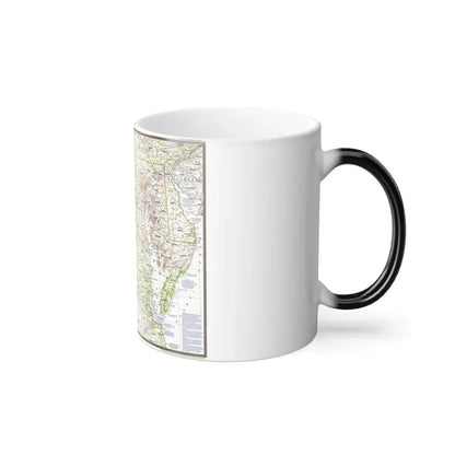 USA - Round About the Nation's Capital (1956) (Map) Color Changing Mug 11oz - Go Mug Yourself