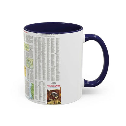 USA - Scenic Treasures and Historic Sites (1966) (Map) Accent Coffee Mug - Go Mug Yourself