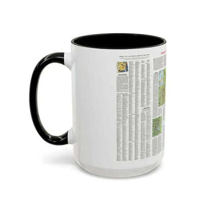 USA - Scenic Treasures and Historic Sites (1966) (Map) Accent Coffee Mug - Go Mug Yourself