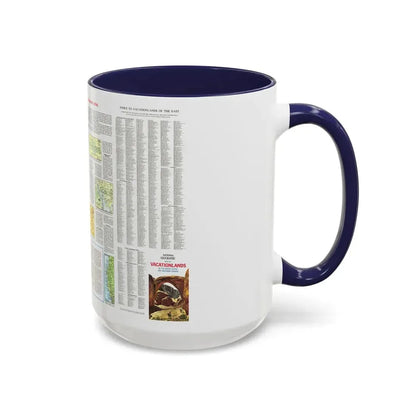 USA - Scenic Treasures and Historic Sites (1966) (Map) Accent Coffee Mug - Go Mug Yourself