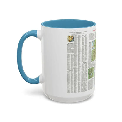 USA - Scenic Treasures and Historic Sites (1966) (Map) Accent Coffee Mug - Go Mug Yourself