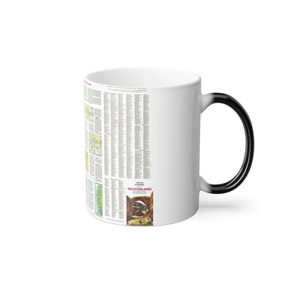 USA - Scenic Treasures and Historic Sites (1966) (Map) Color Changing Mug 11oz-Go Mug Yourself