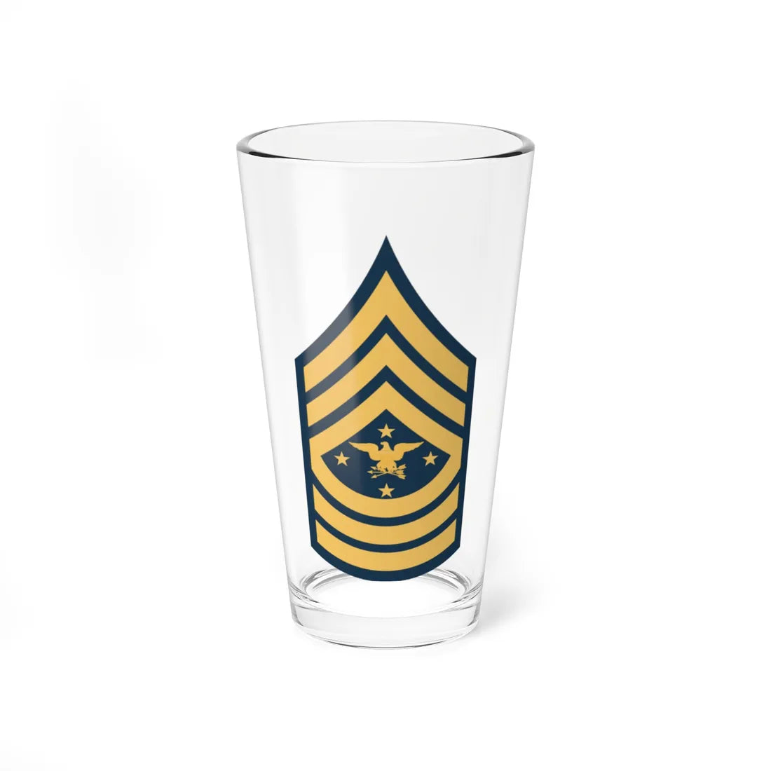 USA SEAC (United States) (Military Rank) Pint Glass 16oz 16oz - Go Mug Yourself