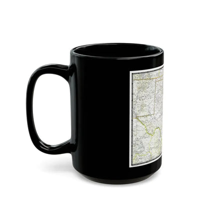 USA - South Central (1947) (Map) Black Coffee Mug - Go Mug Yourself