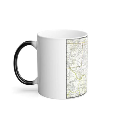 USA - South Central (1947) (Map) Color Changing Mug 11oz-Go Mug Yourself