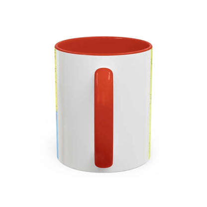 USA - South Central States 1 (1974) (Map) Accent Coffee Mug - Go Mug Yourself