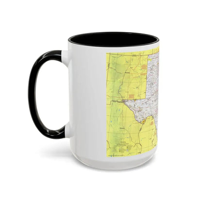 USA - South Central States 1 (1974) (Map) Accent Coffee Mug - Go Mug Yourself