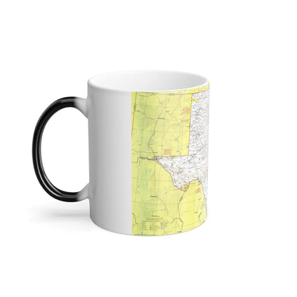 USA - South Central States 1 (1974) (Map) Color Changing Mug 11oz-Go Mug Yourself