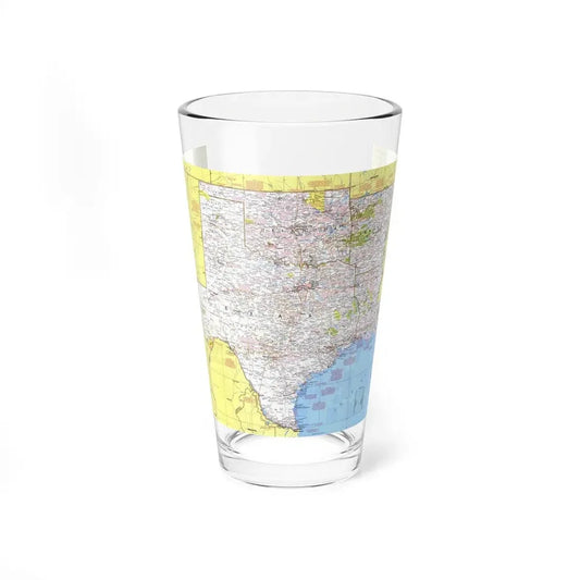 USA - South Central States 1 (1974) (Map) Pint Glass 16oz 16oz - Go Mug Yourself