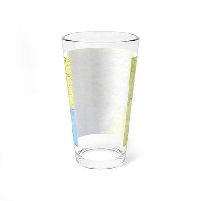 USA - South Central States 1 (1974) (Map) Pint Glass 16oz - Go Mug Yourself