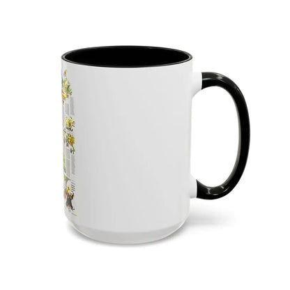 USA - South Central States 2 (1974) (Map) Accent Coffee Mug - Go Mug Yourself