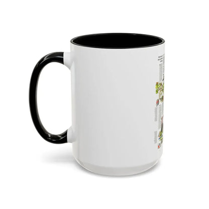 USA - South Central States 2 (1974) (Map) Accent Coffee Mug - Go Mug Yourself