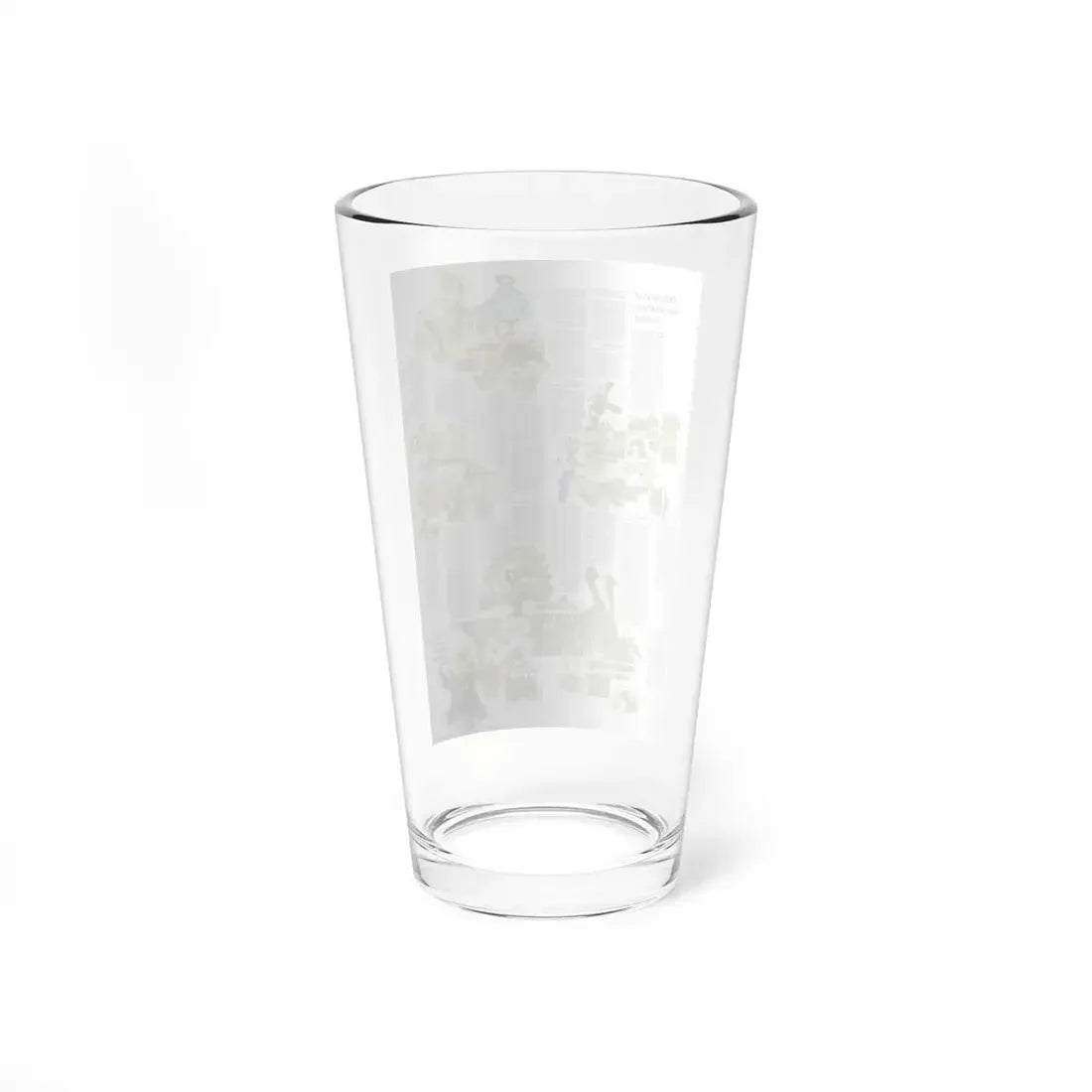 USA - South Central States 2 (1974) (Map) Pint Glass 16oz - Go Mug Yourself