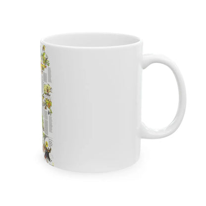 USA - South Central States 2 (1974) (Map) White Coffee Mug-Go Mug Yourself