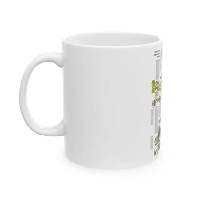 USA - South Central States 2 (1974) (Map) White Coffee Mug - Go Mug Yourself