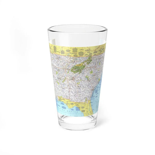 USA - Southeast 1 (1975) (Map) Pint Glass 16oz-16oz-Go Mug Yourself