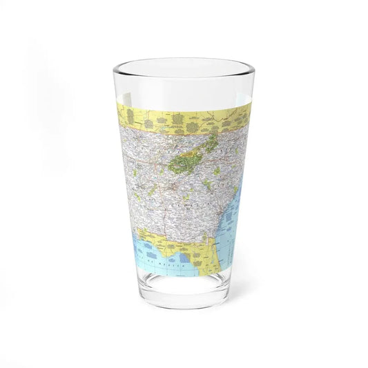 USA - Southeast 1 (1975) (Map) Pint Glass 16oz 16oz - Go Mug Yourself
