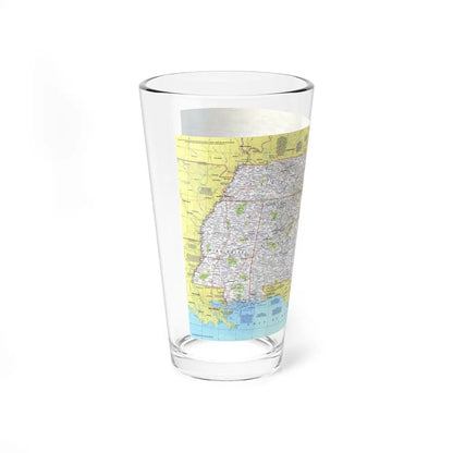 USA - Southeast 1 (1975) (Map) Pint Glass 16oz-Go Mug Yourself