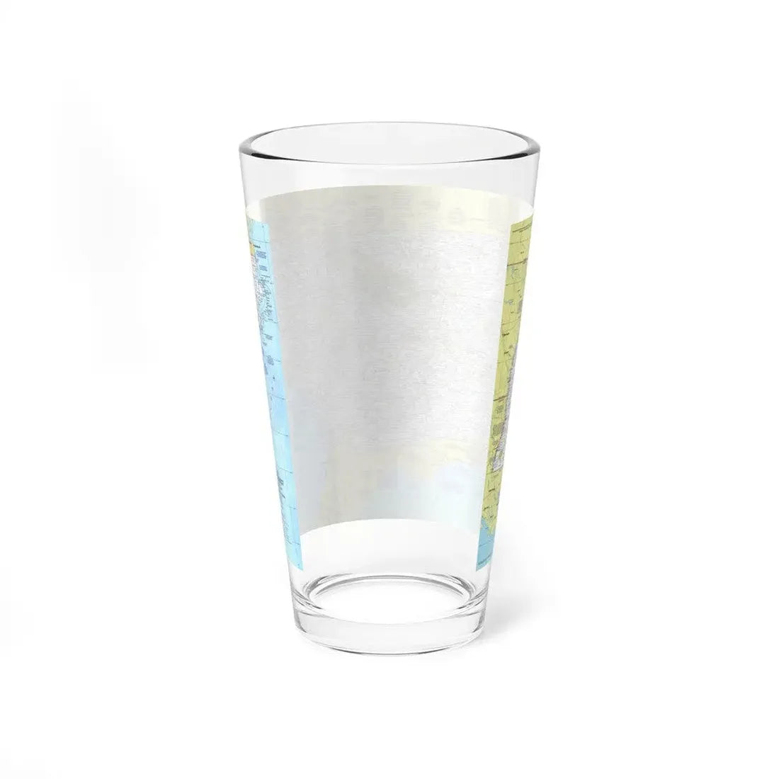 USA - Southeast 1 (1975) (Map) Pint Glass 16oz - Go Mug Yourself