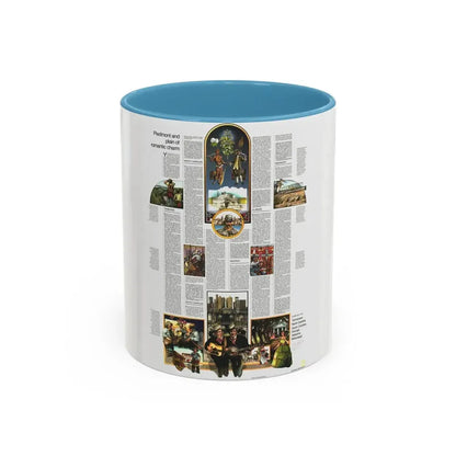 USA - Southeast 2 (1975) (Map) Accent Coffee Mug 11oz Light Blue - Go Mug Yourself