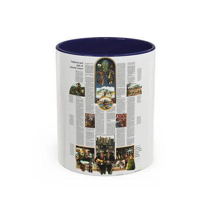 USA - Southeast 2 (1975) (Map) Accent Coffee Mug 11oz Navy - Go Mug Yourself