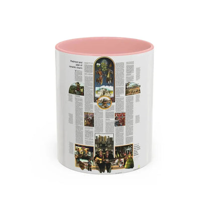 USA - Southeast 2 (1975) (Map) Accent Coffee Mug 11oz Pink - Go Mug Yourself