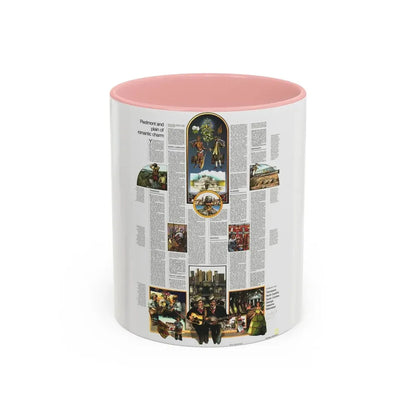 USA - Southeast 2 (1975) (Map) Accent Coffee Mug 11oz Pink - Go Mug Yourself