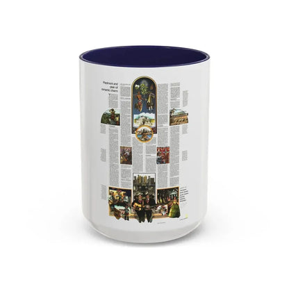 USA - Southeast 2 (1975) (Map) Accent Coffee Mug 15oz Navy - Go Mug Yourself