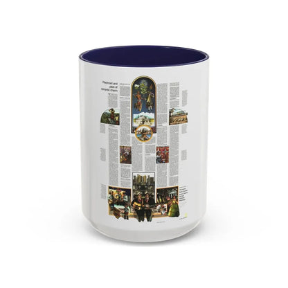 USA - Southeast 2 (1975) (Map) Accent Coffee Mug 15oz Navy - Go Mug Yourself