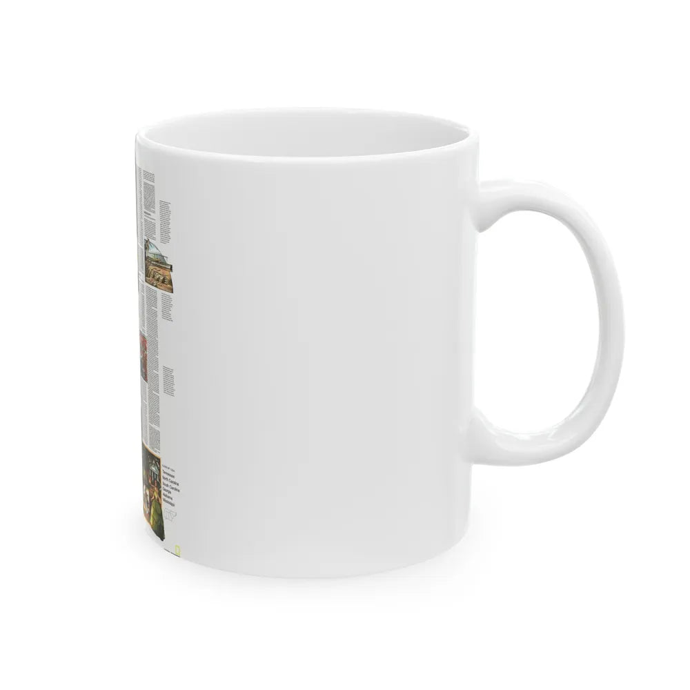 USA - Southeast 2 (1975) (Map) White Coffee Mug-Go Mug Yourself