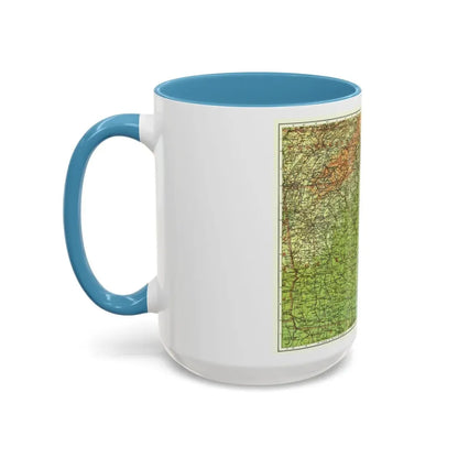 USA - Southeastern (1926) (Map) Accent Coffee Mug - Go Mug Yourself