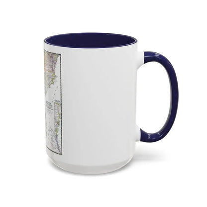 USA - Southeastern (1947) (Map) Accent Coffee Mug - Go Mug Yourself