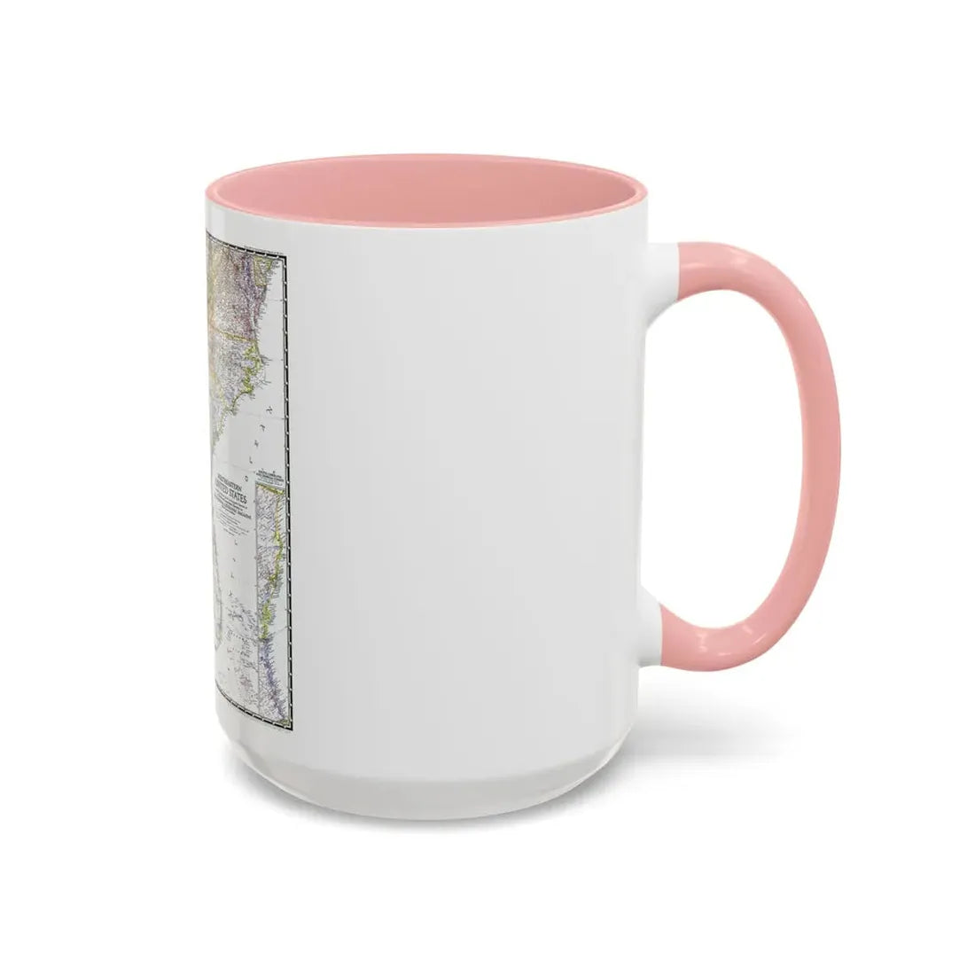 USA - Southeastern (1947) (Map) Accent Coffee Mug - Go Mug Yourself