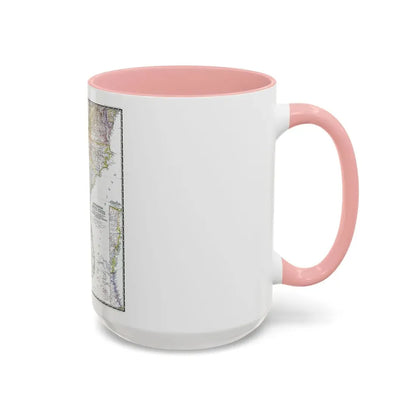 USA - Southeastern (1947) (Map) Accent Coffee Mug - Go Mug Yourself