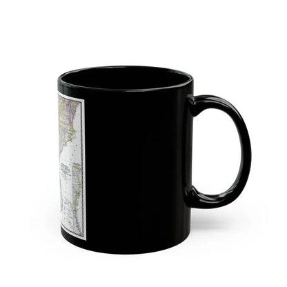 USA - Southeastern (1947) (Map) Black Coffee Mug - Go Mug Yourself