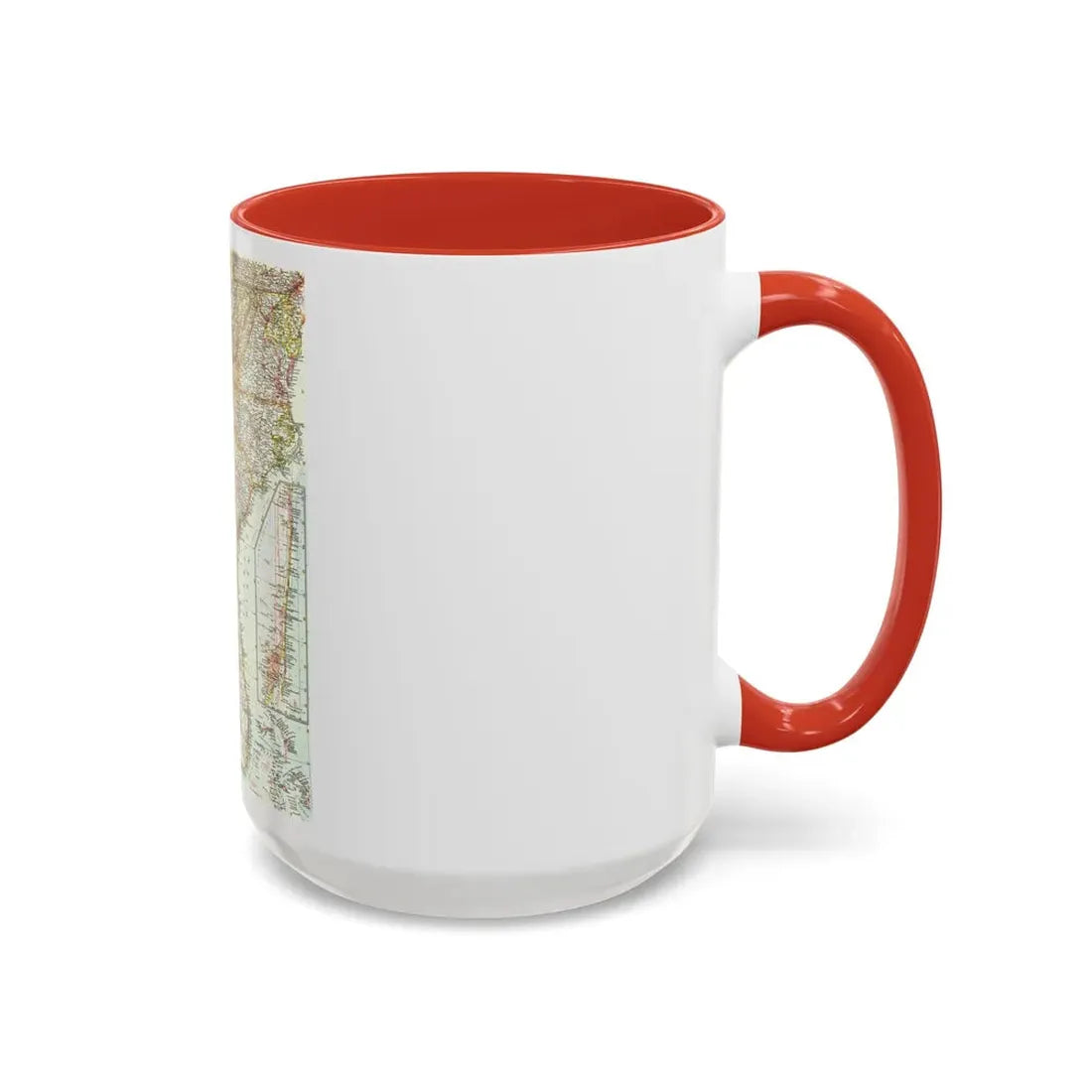 USA - Southeastern (1958) (Map) Accent Coffee Mug - Go Mug Yourself