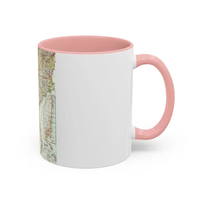 USA - Southeastern (1958) (Map) Accent Coffee Mug - Go Mug Yourself