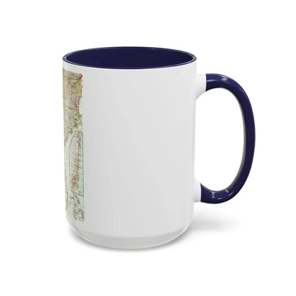 USA - Southeastern (1958) (Map) Accent Coffee Mug - Go Mug Yourself