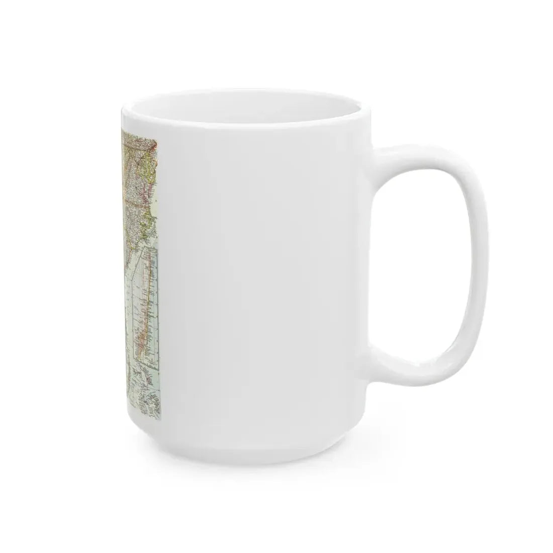 USA - Southeastern (1958) (Map) White Coffee Mug - Go Mug Yourself