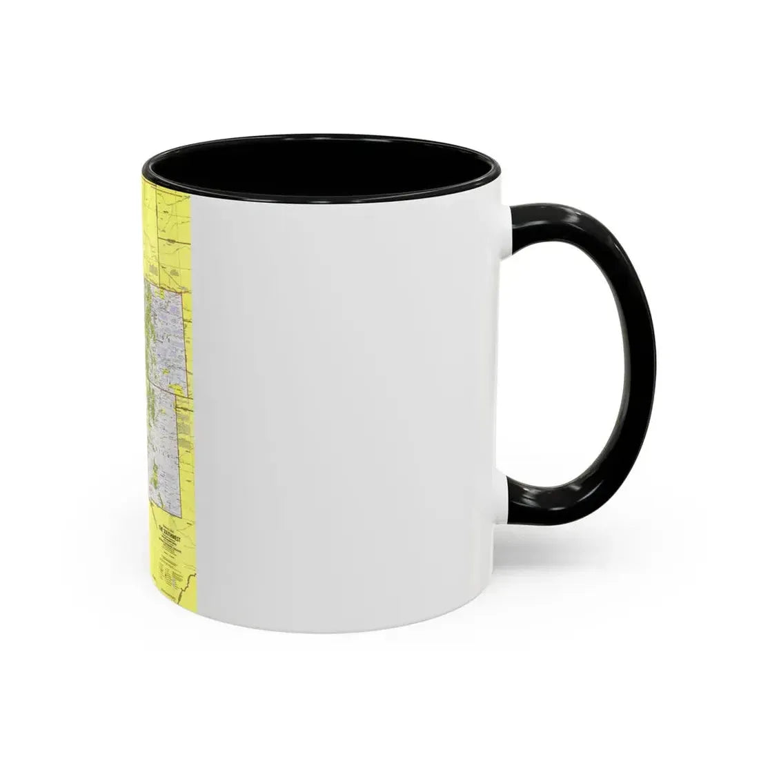 USA - Southwest 1 (1977) (Map) Accent Coffee Mug - Go Mug Yourself