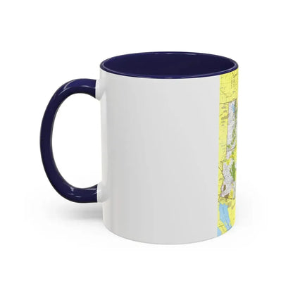 USA - Southwest 1 (1977) (Map) Accent Coffee Mug - Go Mug Yourself