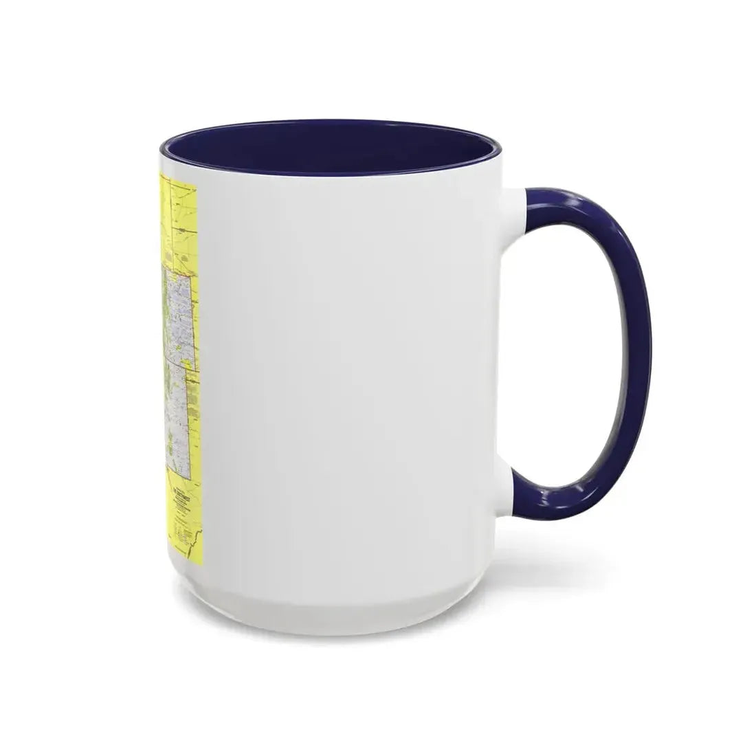 USA - Southwest 1 (1977) (Map) Accent Coffee Mug - Go Mug Yourself