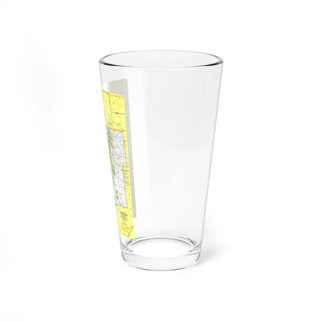 USA - Southwest 1 (1977) (Map) Pint Glass 16oz - Go Mug Yourself