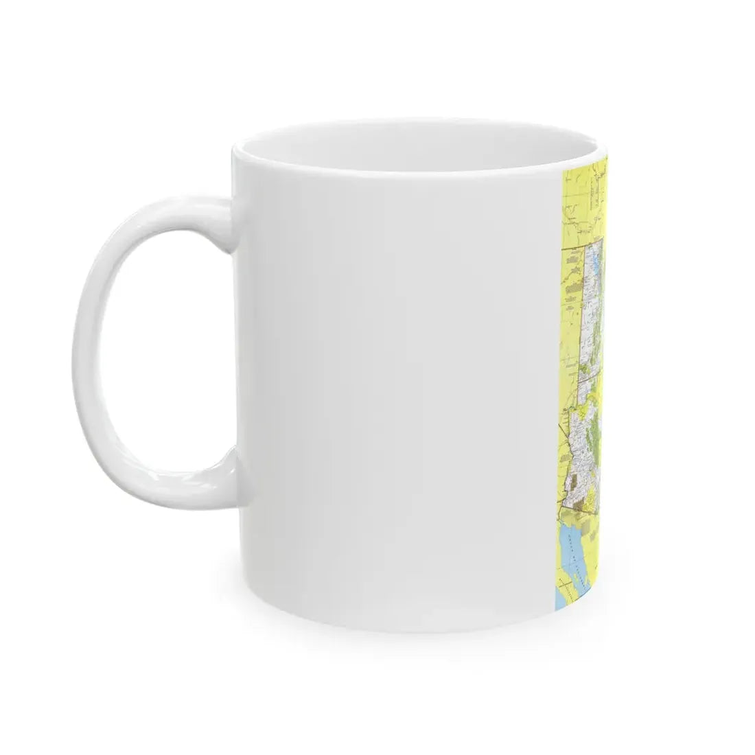 USA - Southwest 1 (1977) (Map) White Coffee Mug - Go Mug Yourself