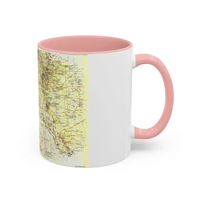 USA - Southwest 1 (1982) (Map) Accent Coffee Mug - Go Mug Yourself