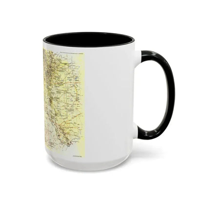 USA - Southwest 1 (1982) (Map) Accent Coffee Mug - Go Mug Yourself