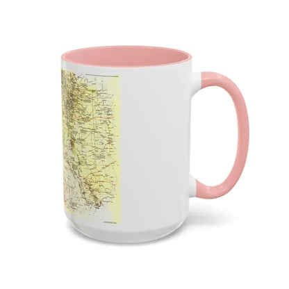 USA - Southwest 1 (1982) (Map) Accent Coffee Mug - Go Mug Yourself