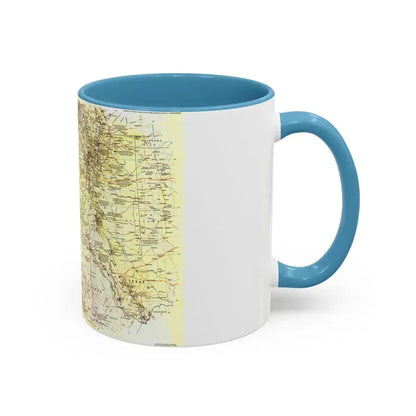 USA - Southwest 1 (1982) (Map) Accent Coffee Mug - Go Mug Yourself