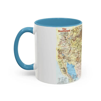 USA - Southwest 1 (1982) (Map) Accent Coffee Mug - Go Mug Yourself